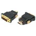 Адаптер HDMI-DVI, M/M позолочені контакти