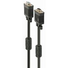 Подовжувач premium VGA, 3+ 9C VGA HD15M/HD15F, подвійне екранування, з 2-ма феритами, 10 м