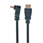 Кабель кутовий HDMI V.2.0, 4К 60 Гц, позолочені конектори, 3 м