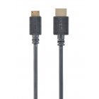 Кабель HDMI-C (mini) HDMI V.2.0, 4К 60 Гц, з позолоченими контактами, 3 м