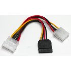 Кабель живлення (Molex) M/F + SATA кабель живлення, 135 мм