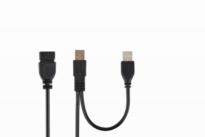 Подовжувач USB 2.0, A-тато+живлення/А-мама, 0.9 м (1 з 3)