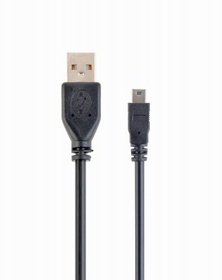 Кабель mini USB2.0, A-тато/mini USB 5-пін, 1.8 м, преміум (1 з 4)