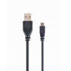 Кабель mini USB2.0, A-тато/mini USB 5-пін, 1.8 м, преміум