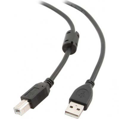 Кабель USB2.0 AM/BM, 1.8 м, феритовий фільтр (1 з 1)