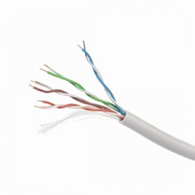 CAT5e, одножильна, мідь, 24AWG, неекранована, 100 м (1 з 3)