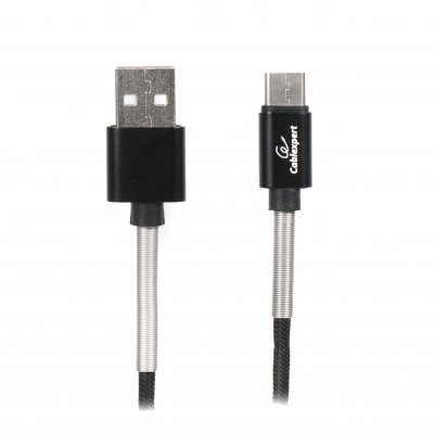 Кабель USB 2.0 A-тато/C-тато, 1 м, преміум, 2.4 А (1 з 3)