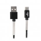 Кабель USB 2.0 A-тато/C-тато, 1 м, преміум, 2.4 А