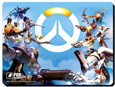 Килимок ігровий Overwatch розмір (260 х 195 мм) (1 з 3)