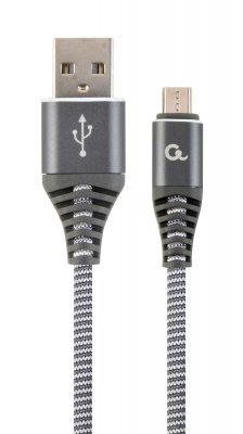 Кабель micro USB 2.0 A-тато/Micro B-тато, преміум, 2.1 А (1 з 2)