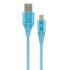 Кабель micro USB 2.0 A-тато/Micro B-тато, преміум, 2.1 А