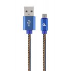 Кабель micro USB 2.0 A-тато/Micro B-тато, преміум, 2.1 А