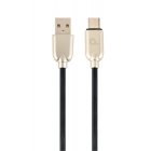 Кабель USB 2.0 A-тато/C-тато, 1 м, преміум, 2.1 А