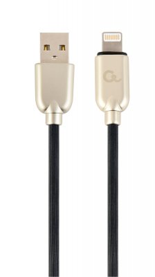 Кабель USB 2.0 А-тато/Lightning, 1 м, преміум, 2.1 А (1 з 2)