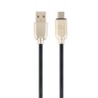 Кабель micro USB 2.0 A-тато/Micro B-тато, преміум, 2.1 А