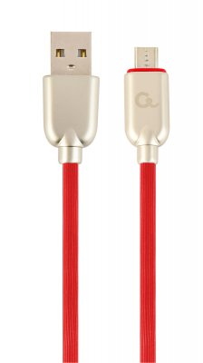 Кабель micro USB 2.0 A-тато/Micro B-тато, преміум, 2.1 А (1 з 2)