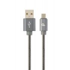 Кабель micro USB 2.0 A-тато/Micro B-тато, преміум, 2.1 А