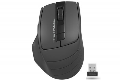 Миша бездротова A4tech Fstyler, USB, 2000 dpi, сірий (1 з 6)