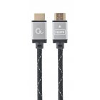 Кабель у блістері HDMI V.2.0, 4К 60 Гц, позолочені конектори, нейлонове обплетення, 1.5 м