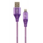 Кабель USB 2.0 А-тато/Lightning, 1 м, преміум, 2.1 А