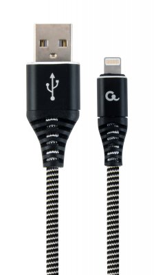 Кабель USB 2.0 А-тато/Lightning, 2 м, преміум, 2.1 А (1 з 2)