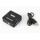 Конвертер Mini, VGA2 HDMI, з VGA (мама) на вихід HDMI (мама), 720P/1080P