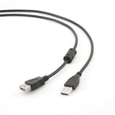 Подовжувач USB 2.0, A-тато/А-мама, 1.5 м, ферит (1 з 4)