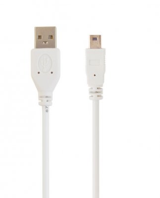 Кабель mini USB 2.0, A-тато/mini USB 5-пін, 1.8 м (1 з 5)