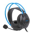 Навушники з мікрофоном, Fstyler AUX 3.5 мм Stereo Headphone, синій