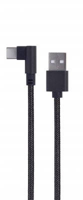 Кабель кутовий USB 2.0 A-тато/C-тато, 0.2 м (1 з 3)