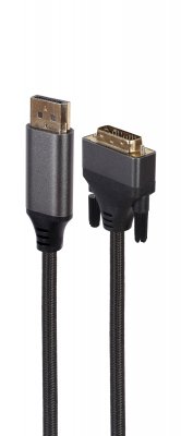 Кабель DisplayPort на DVI 24 +1, 4K 30Hz, 1.8 м (1 з 3)