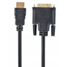 Кабель HDMI на DVI, позолочені конектори, 1 м