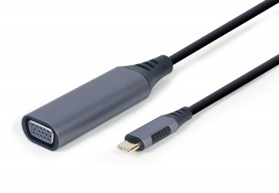 Адаптер-перехідник USB Type-C на VGA, Full HD 60 Гц (1 з 4)