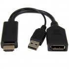 Адаптер-перехідник HDMI на DisplayPort, 4K 30 Гц