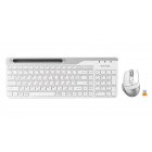 Комплект бездротовий Fstyler клавіатура+миша (FB35C+FBK25), Icy White, USB