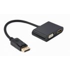 Адаптер-перехідник DisplayPort на HDMI/VGA