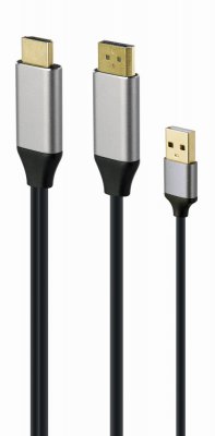 Адаптер-перехідник HDMI на DisplayPort, 4K 60 Гц, 2м (1 з 3)