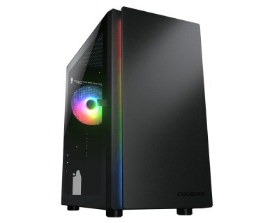 Ігровий корпус, 1*120mm ARGB, вентилятори передвстановлені, Mini ITX / Micro ATX, скляне вікно (1 з 8)