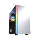 Ігровий корпус, 1*120mm ARGB, вентилятори передвстановлені, Mini ITX / Micro ATX, скляне вікно