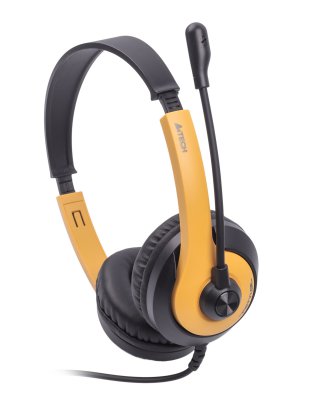 Гарнітура Fstyler USB Stereo Headphone, чорний + золотий (1 з 5)