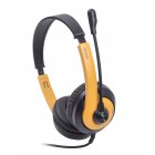 Гарнітура Fstyler USB Stereo Headphone, чорний + золотий