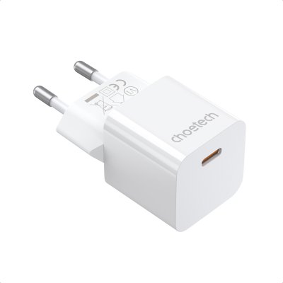 Мережевий зарядний пристрій, GaN, USB-C, 20Вт, QC3.0/PD/PPS (1 з 7)