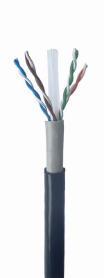 CAT6, одножильна, мідь, AWG23, неекранована, 305 м (1 з 2)