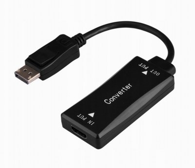 Адаптер-перехідник HDMI на DisplayPort, 4К 30Hz (1 з 2)