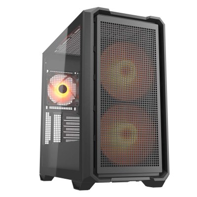 Ігровий корпус 2*160 mm ARGB Fan Pre-installed, Type C x 1, USB3.0 x2, Audio x 1 (1 з 11)