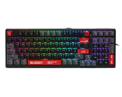 Клавіатура механічна ігрова, USB, RGB підсвічування, BLMS Red Plus Switch (1 з 10)