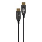 Кабель оптичний (AOC) DisplayPort V.1.4, 8К 60Гц/4К 120Гц, позолочені конектори, 5 м