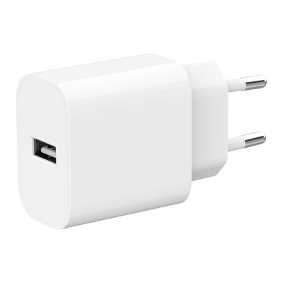 Мережевий ЗП, 1 USB-A 5V/2.4A (12W), білий (1 з 7)