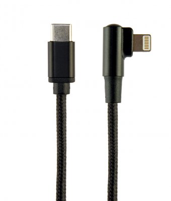 Кабель кутовий USB 2.0 C-тато/Lightning, 0.2 м (1 з 3)