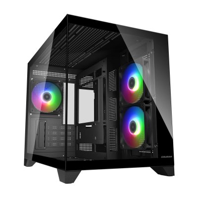 Ігровий корпус, 3*120mm передвстановлені, USB 3.2 Gen 2 Type-C, USB3.0 x2, Audio x 1 (1 з 4)